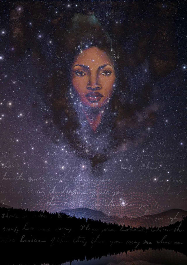 Decoupage Queen FALLING STAR A4 Rice Paper #DQRP0186 (Retired)
