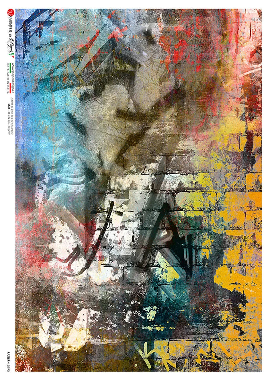 Paper Designs A4 Decoupage Rice Paper BACKGROUND #Pattern 0190