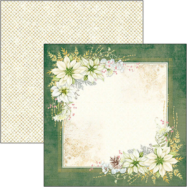 Ciao Bella SPARKLING CHRISTMAS 8x8 Paper Pad 12 Sheets #CBH069