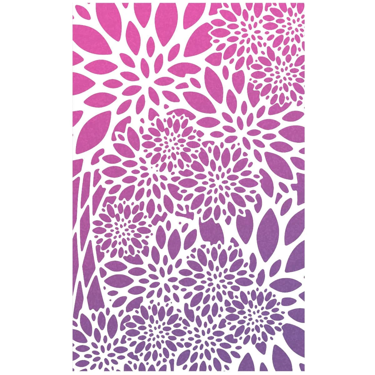 Ciao Bella POINSETTIA Texture Stencil 5