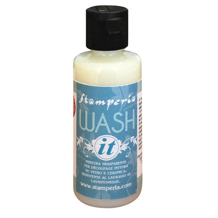 Stamperia WASH IT Water Resistant Finish 80 ml bottle #KE36M