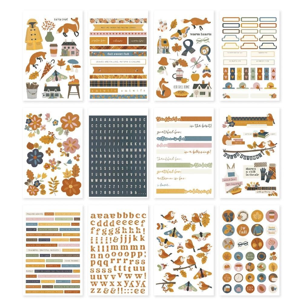 Simple Stories ACORN LANE Sticker Book #21023