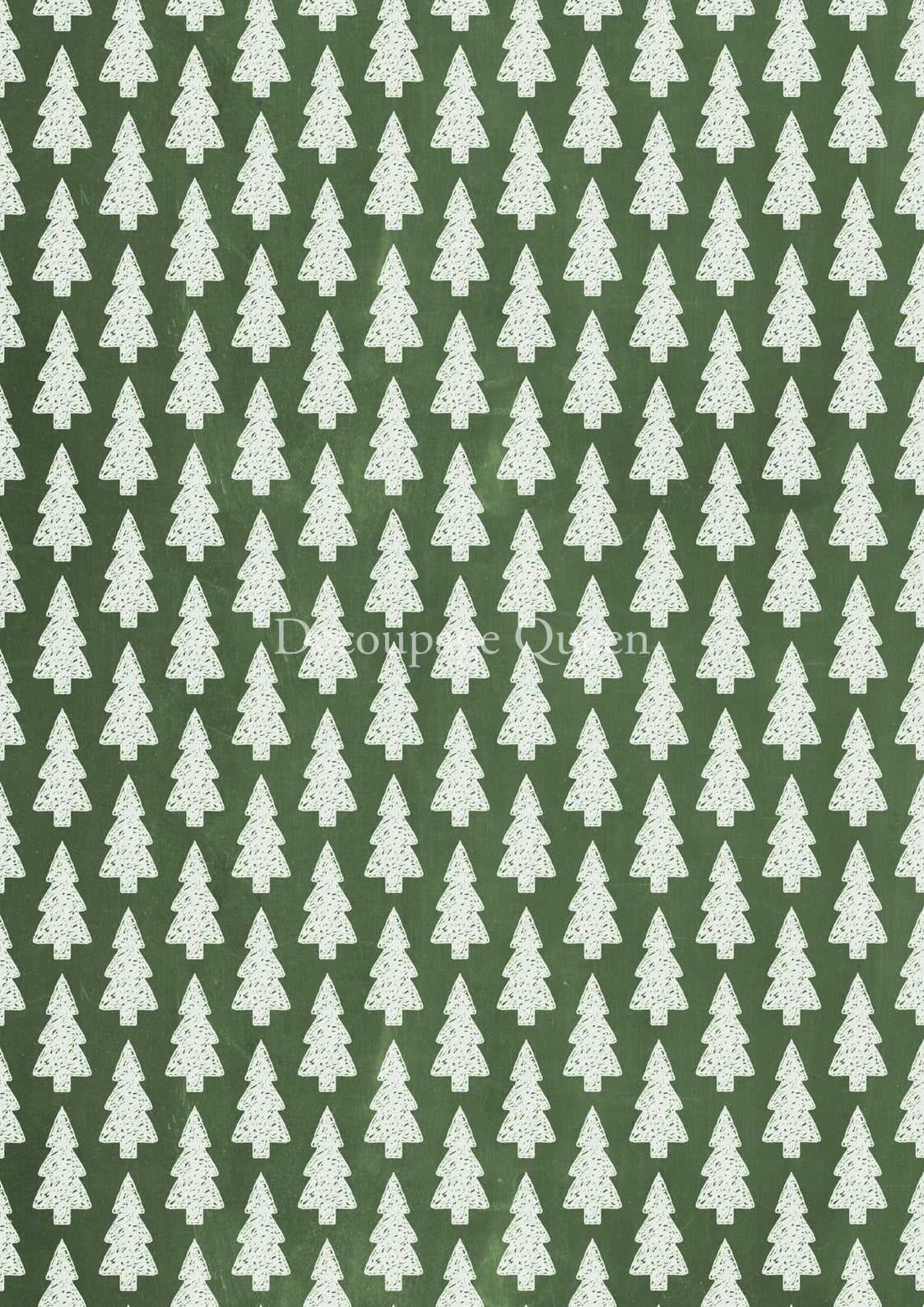 Decoupage Queen PATTERNED PINES A4 Rice Paper #DQRP0533
