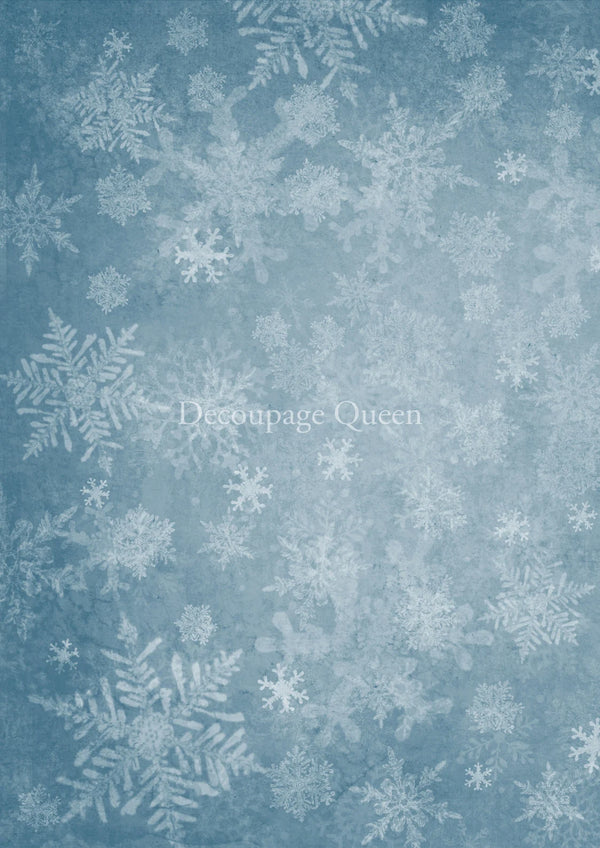 Decoupage Queen FROZEN OVER A4 VELLUM Paper DQVP0522