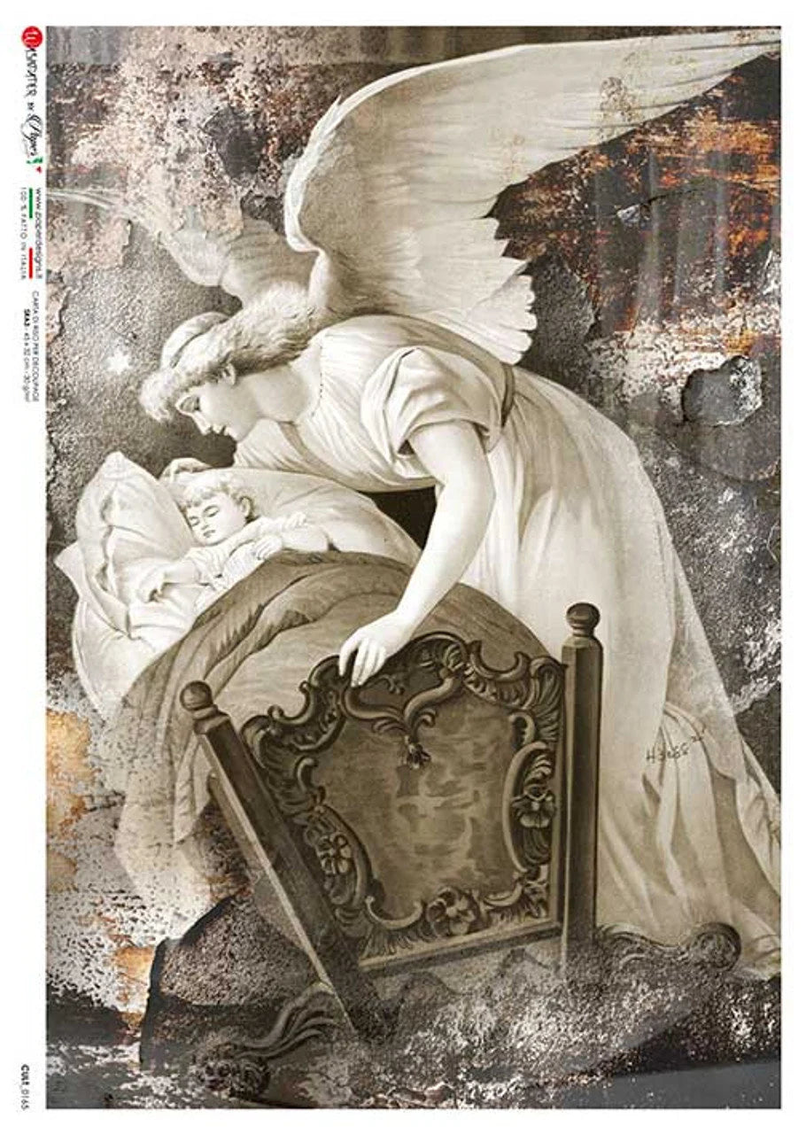 Paper Designs CELESTIAL ANGEL 2 - A4 Decoupage Rice Paper #CULT 0165
