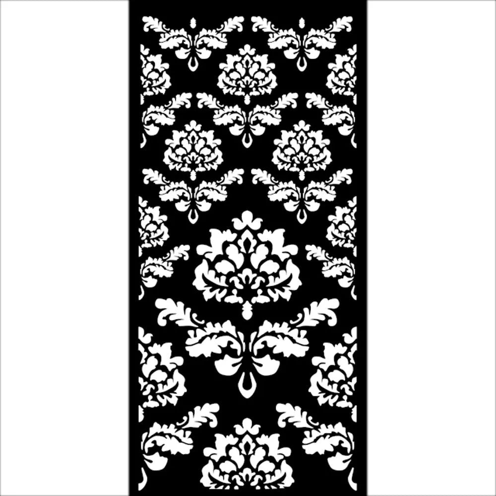 Stamperia Christmas WALLPAPER Stencil 12X25 cm #KSTDL87