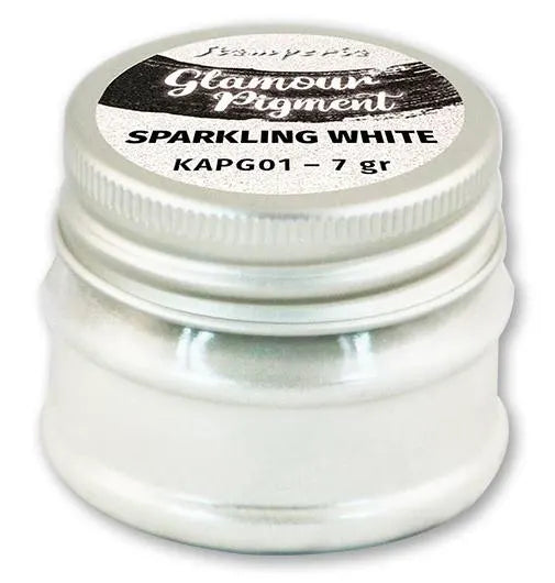 Stamperia SPARKLING WHITE Glamour Pigment 7 gr #KAPG01