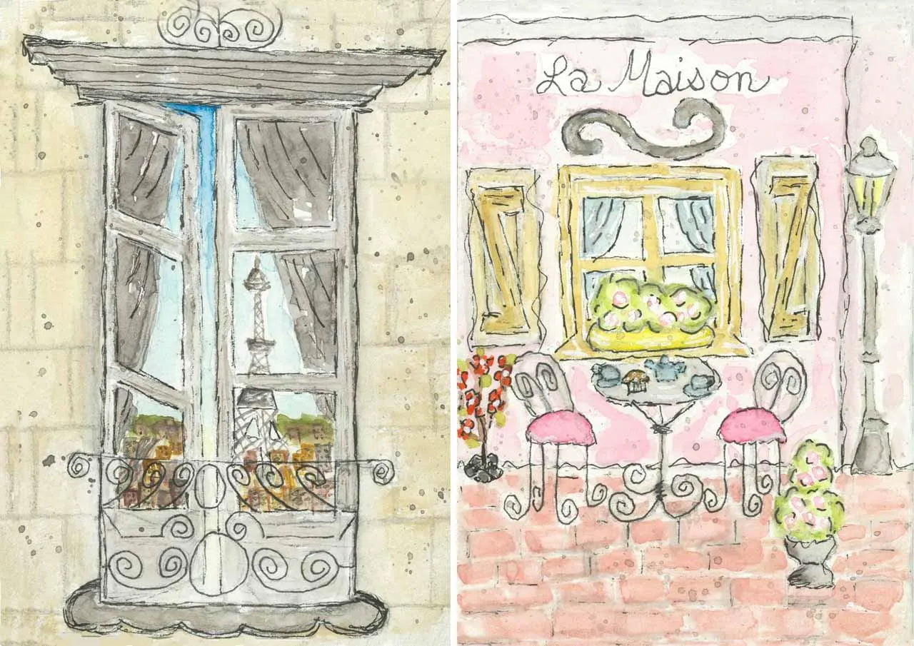 Decoupage Queen Old to Ooh La La LA MAISON de PARIS A4 Rice Paper #DQRP0227