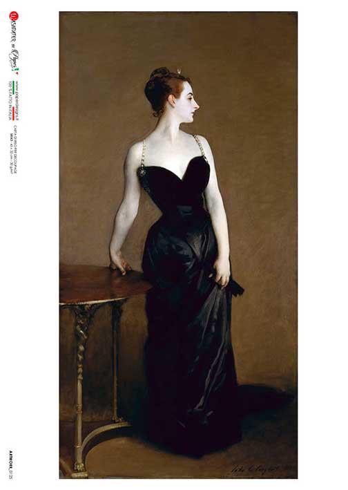 Paper Designs John Singer Sargent MADAME A4 Decoupage Rice Paper #ARTWORK0125