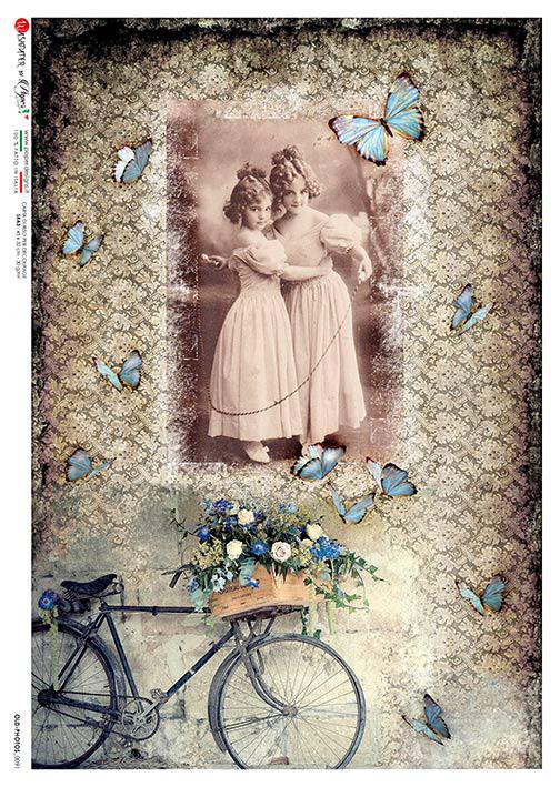 Paper Designs Old Photos OLD PHOTOS 0091 A4 Decoupage Rice Paper