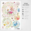 Ciao Bella MICROCOSMOS CLOCKS Rice Paper A4 Mixed Media CBRP124
