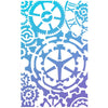 Ciao Bella GEARS Texture Stencil 5" x 8"- #MSB013