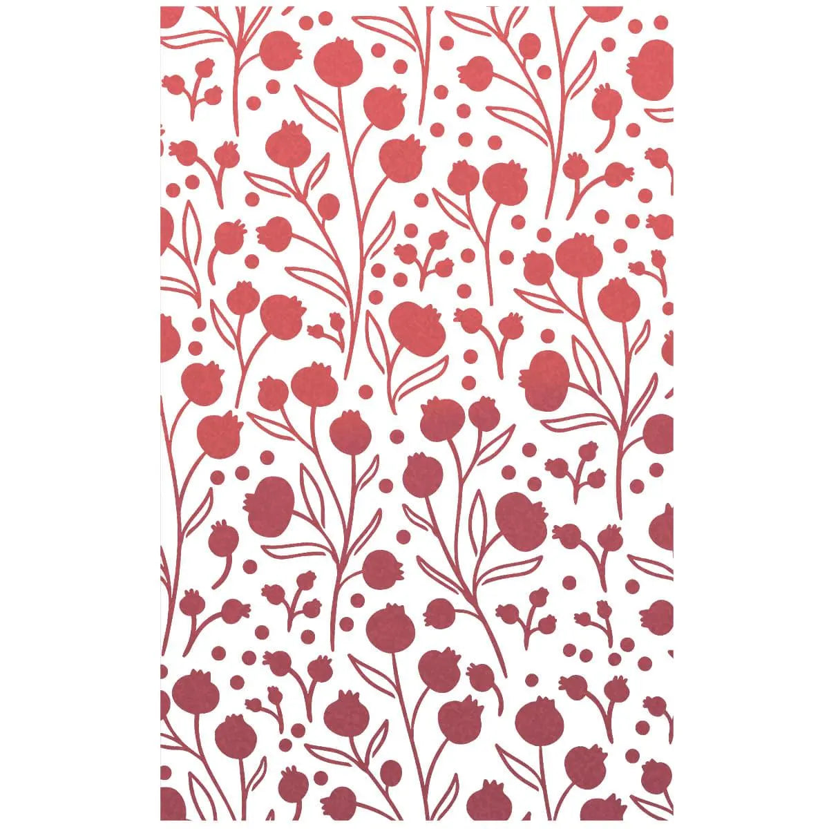 Ciao Bella WINTER BERRIES Texture Stencil 5