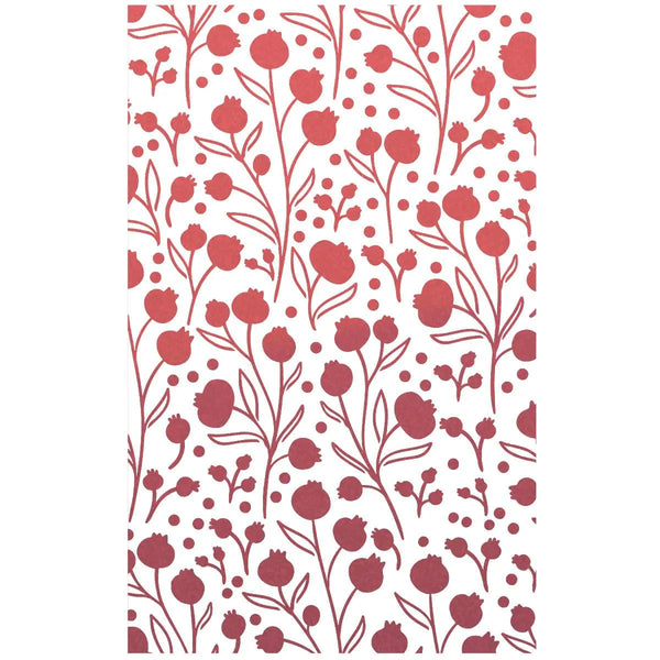 Ciao Bella WINTER BERRIES Texture Stencil 5" x 8"  #MS060