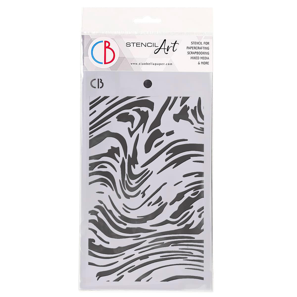 Ciao Bella MARBLE Texture Stencil 5