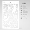 Ciao Bella IRREGULAR Texture Stencil 5" x 8"  #MSB017