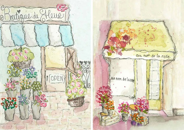 Decoupage Queen Old to Ooh La La BOUTIQUE DE FLEUR A4 Rice Paper #DQRP0226