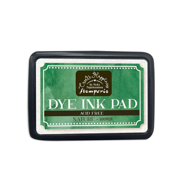 Stamperia Create Happiness Dye Ink Pad NATURE GREEN #WKPR06