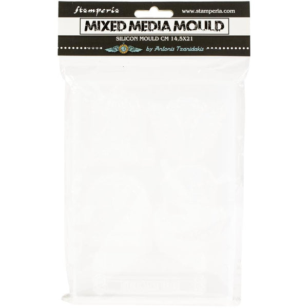 Stamperia mixed media mould packaging on a white background