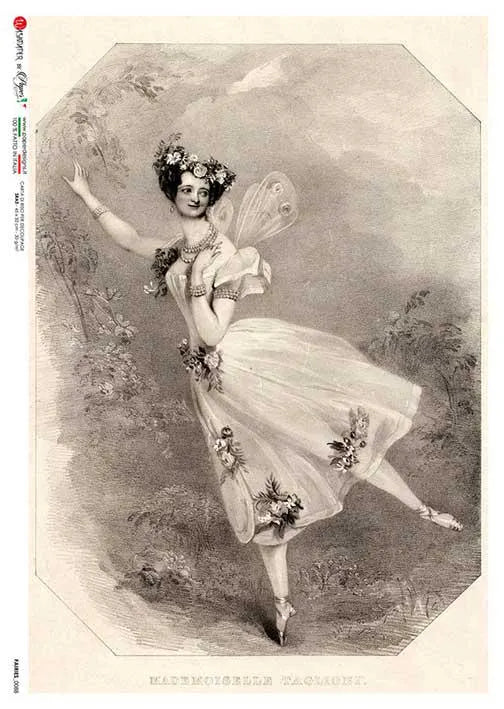 Paper Designs VINTAGE FAIRY 2 A4 Decoupage Rice Paper #FAIRIES0088