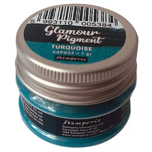 Stamperia TURQUOISE Glamour Pigment 7 gr #KAPG03