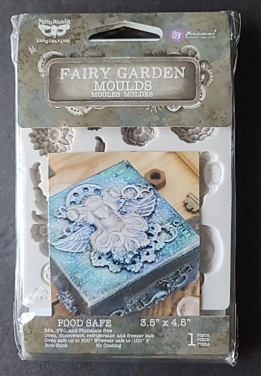 Prima Finnabair FAIRY GARDEN Moulds Molds Food Safe Heat Resistant - 3.5