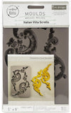 Re-Design with Prima ITALIAN VILLA SCROLLS Decor Moulds 5x8 Food Safe Heat Resistant Resin Clay #636371