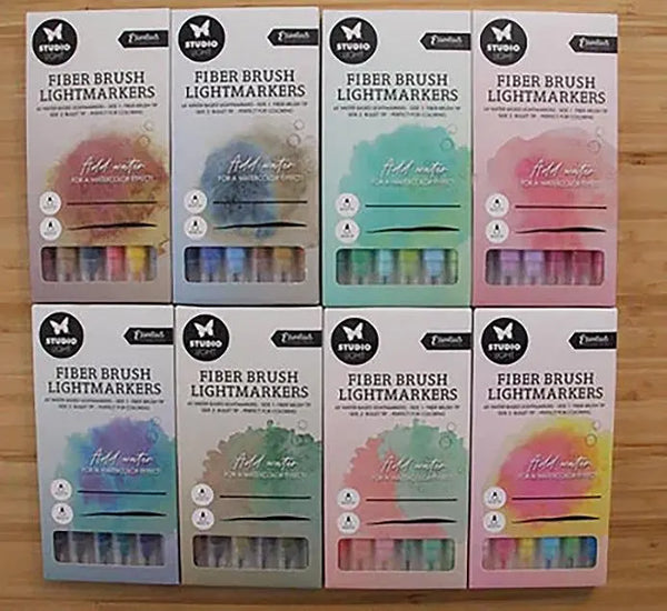 Studio Light Essentials Collection FIBER BRUSH LIGHTMARKERS #sl-es-fblm