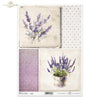 ITD Collection Lavender Bucket A4 Rice Paper #R2240