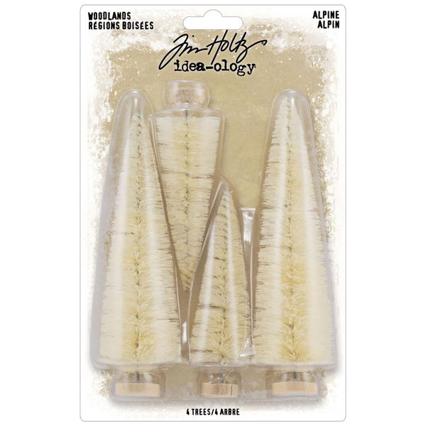 Tim Holtz idea-ology WOODLANDS ALPINE 4 pieces #TH94358