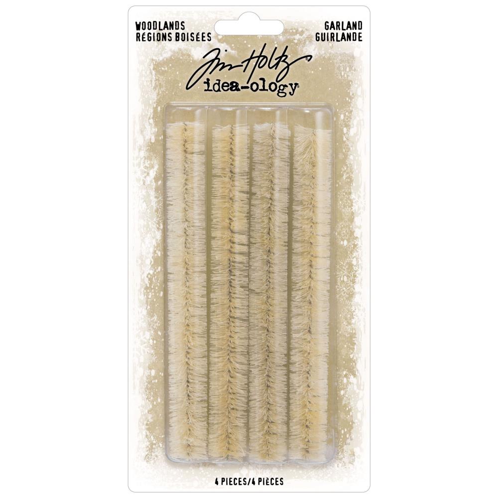 Tim Holtz idea-ology WOODLANDS GARLAND CHRISTMAS 2024 4 pcs #TH94418