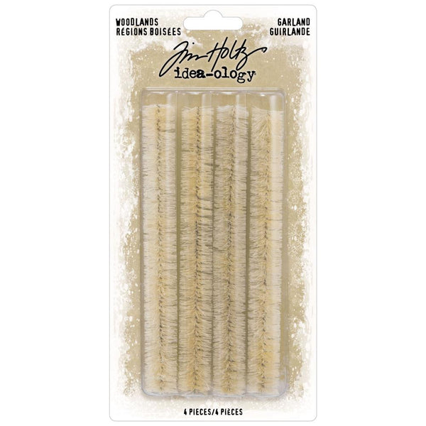 Tim Holtz idea-ology WOODLANDS GARLAND CHRISTMAS 2024 4 pcs #TH94418