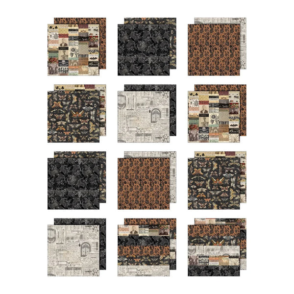 PRE-ORDER: Tim Holtz idea-ology HALLOWEEN 12x12 PALETTE PAPER #TH94467