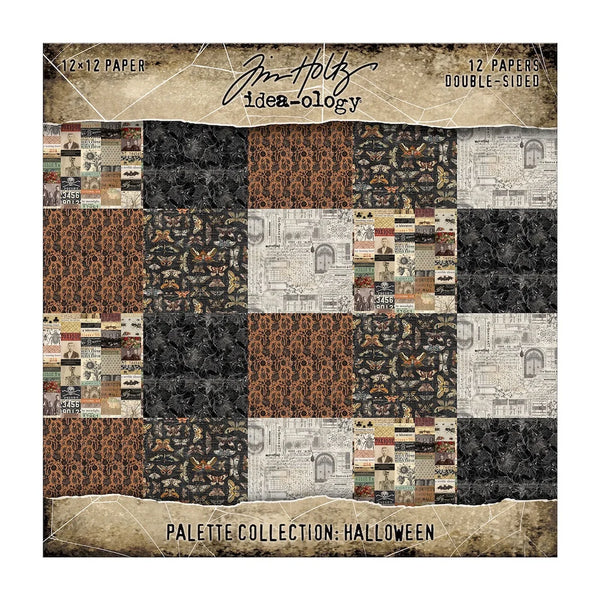 PRE-ORDER: Tim Holtz idea-ology HALLOWEEN 12x12 PALETTE PAPER #TH94467