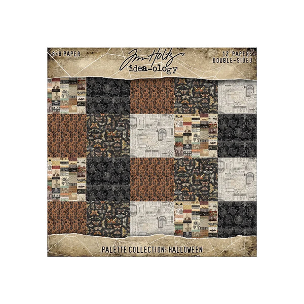 PRE-ORDER: Tim Holtz idea-ology HALLOWEEN 8x8 PALETTE PAPER #TH94481