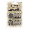 PRE-ORDER Tim Holtz idea-ology ADORNMENTS - WONDERLAND 6 pcs #TH94486