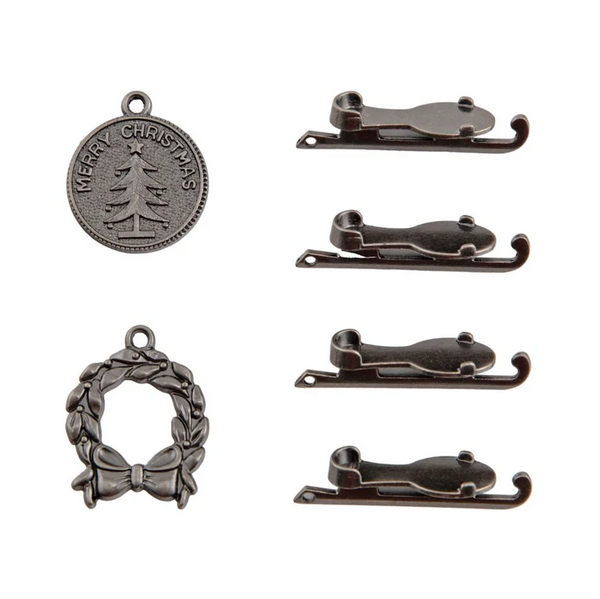 PRE-ORDER Tim Holtz idea-ology ADORNMENTS - WONDERLAND 6 pcs #TH94486