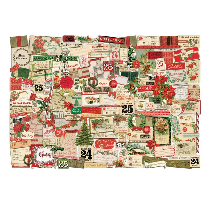 PRE-ORDER Tim Holtz idea-ology CHRISTMAS 2026 EPHEMERA 167 pcs #TH94492