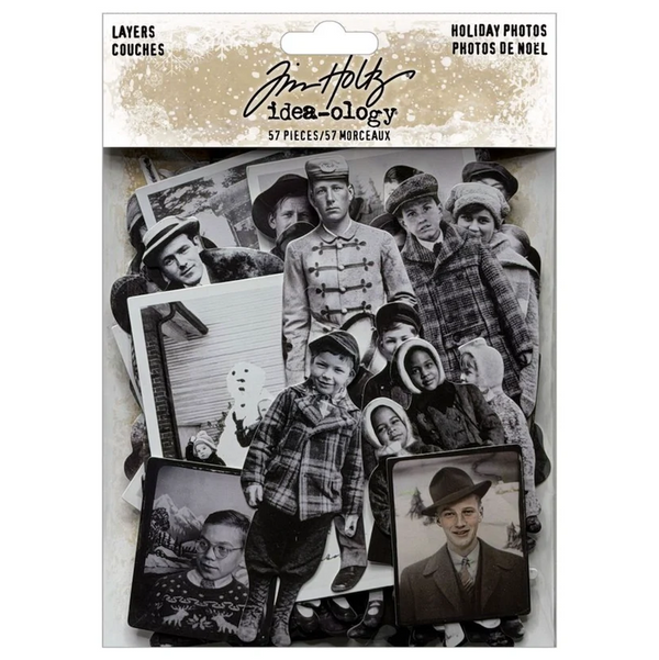 PRE-ORDER Tim Holtz idea-ology LAYERS - PHOTOS 57 pcs #TH94494