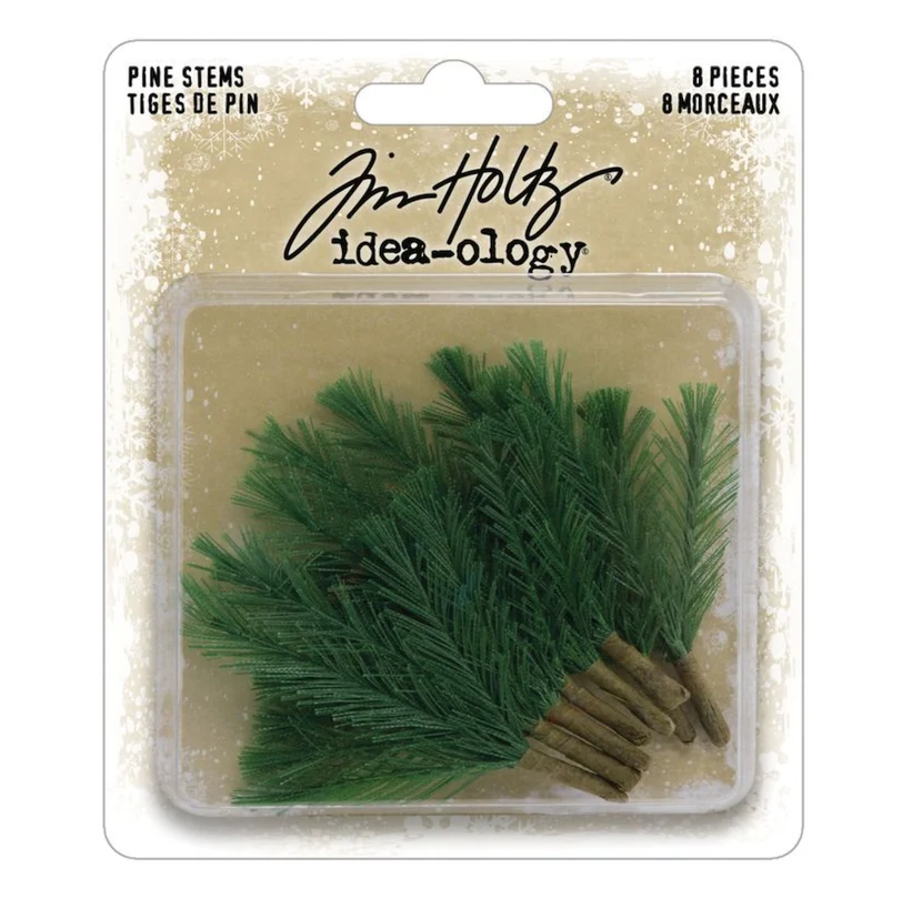 PRE-ORDER Tim Holtz idea-ology PINE STEMS 8 pcs #TH94499