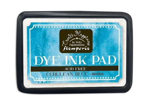 Stamperia Create Happiness Dye Ink Pad CERULEAN BLUE #WKPR04