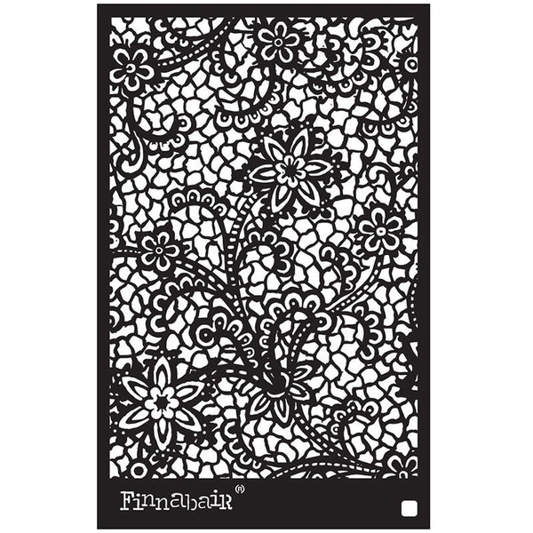 Prima Finnabair 6.5"x9.5" Stencil FLORAL NET  #967925