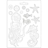 Stamperia Soft Mould A4 MECHANICAL Sea World Octopus Steampunk Seahorse #K3PTA464