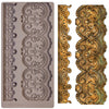 CeCe ReStyled BORDER LACE Re-Design Prima Decor Moulds Mold 5X10 Food Resin #654344