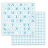 Stamperia BABYDREAM BLUE 8X8 Double Faced Paper 10 Sheets+Bonus #SBBS56