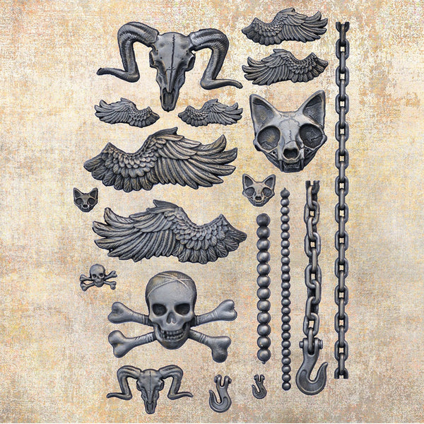 PIECES OF UNDERWORLD Prima Finnabair Imaginarium Moulds 5" x 8" #969424