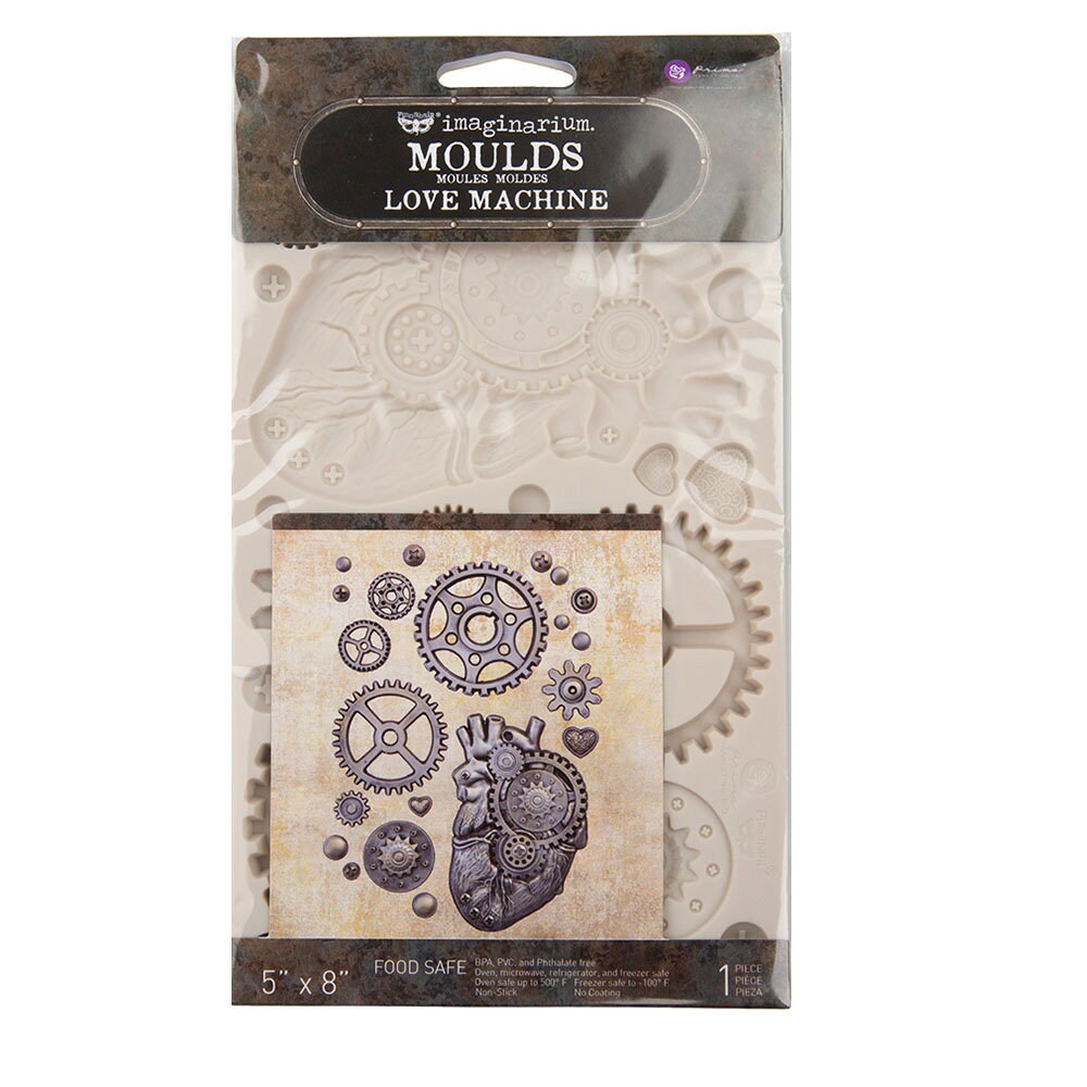 LOVE MACHINE Prima Finnabair Imaginarium Moulds Molds 5