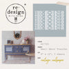 Re-design with Prima VINTAGE WALLPAPER 6X12 Decor Transfers 3 sheets #657703