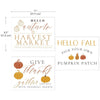 re-design Prima FALL FESTIVE 8.5"x11" Decor Transfers 3 sheets #660086