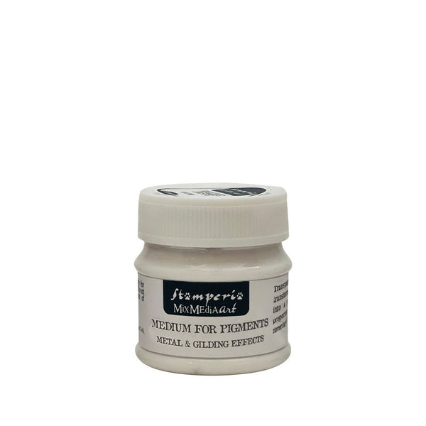 Stamperia MEDIUM FOR PIGMENT Metal and Gilding Effects 50 ml bottle #K3P69P